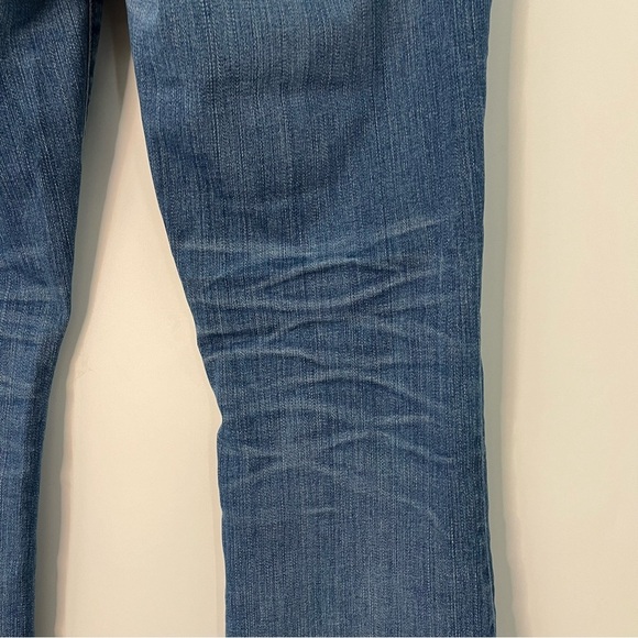 Madewell 2&x26 Cali Demi boot jeans chewed hem 0194 button front G0997 - Picture 7 of 13